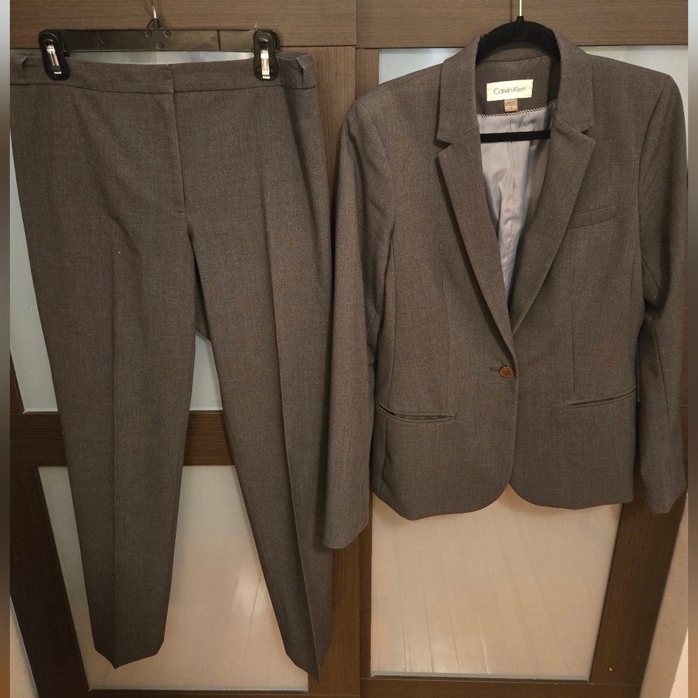 Calvin Klein Charcoal Suit Set